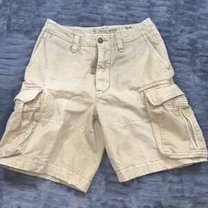 Abercrombie & Fitch Tan Cargo Shorts
